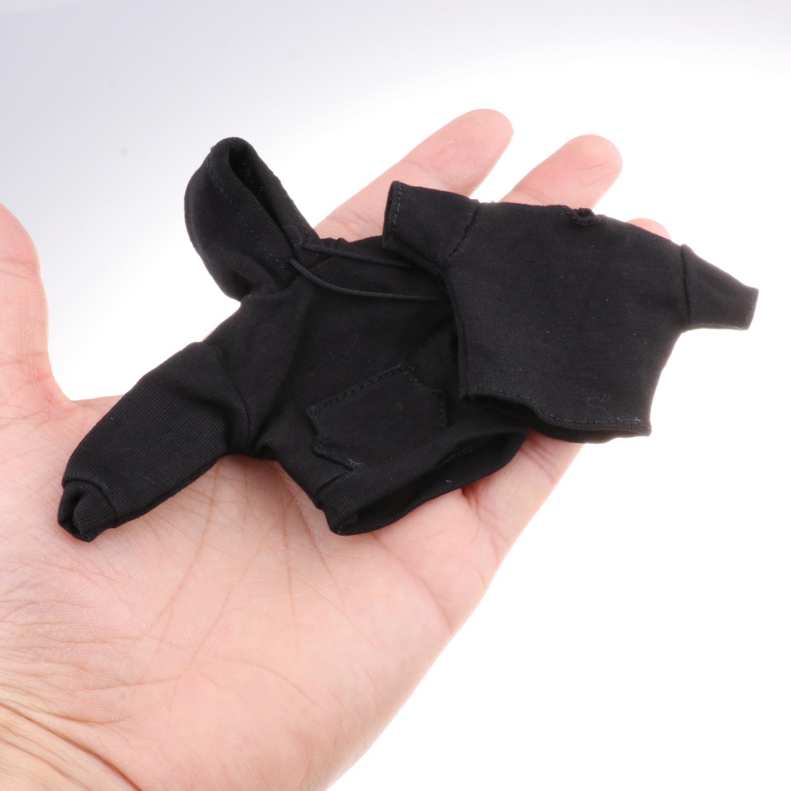 Shirts - 1/12スケールの男性用パーカー、Tシャツ、パンツのセット。アクションフィギュアの衣装として、コレクションや展示用に最適。