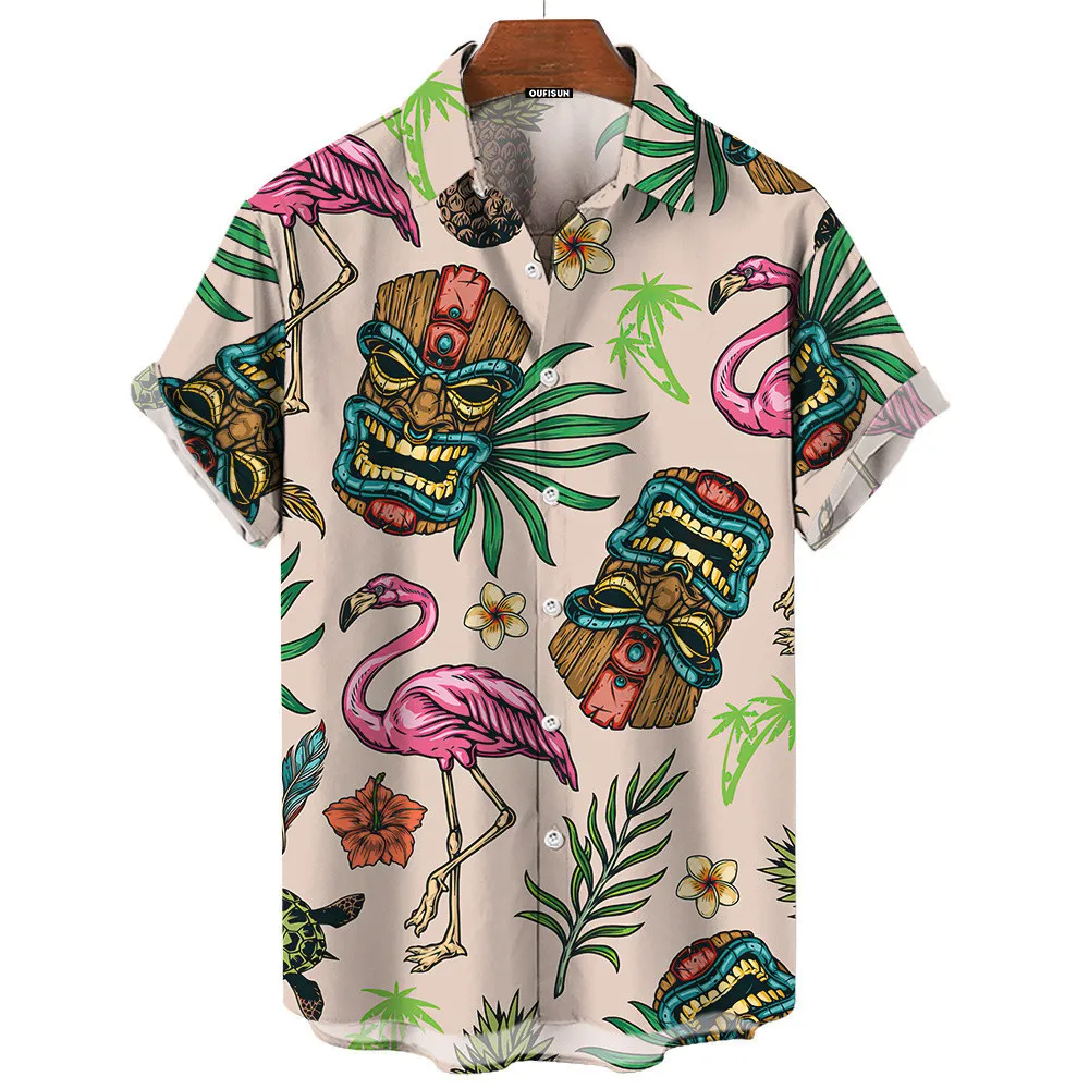 メンズ レトロ サマー グッドバイブス ハワイアンシャツ カ - Vintage Hawaiian Floral Shirt のレビューと価格
