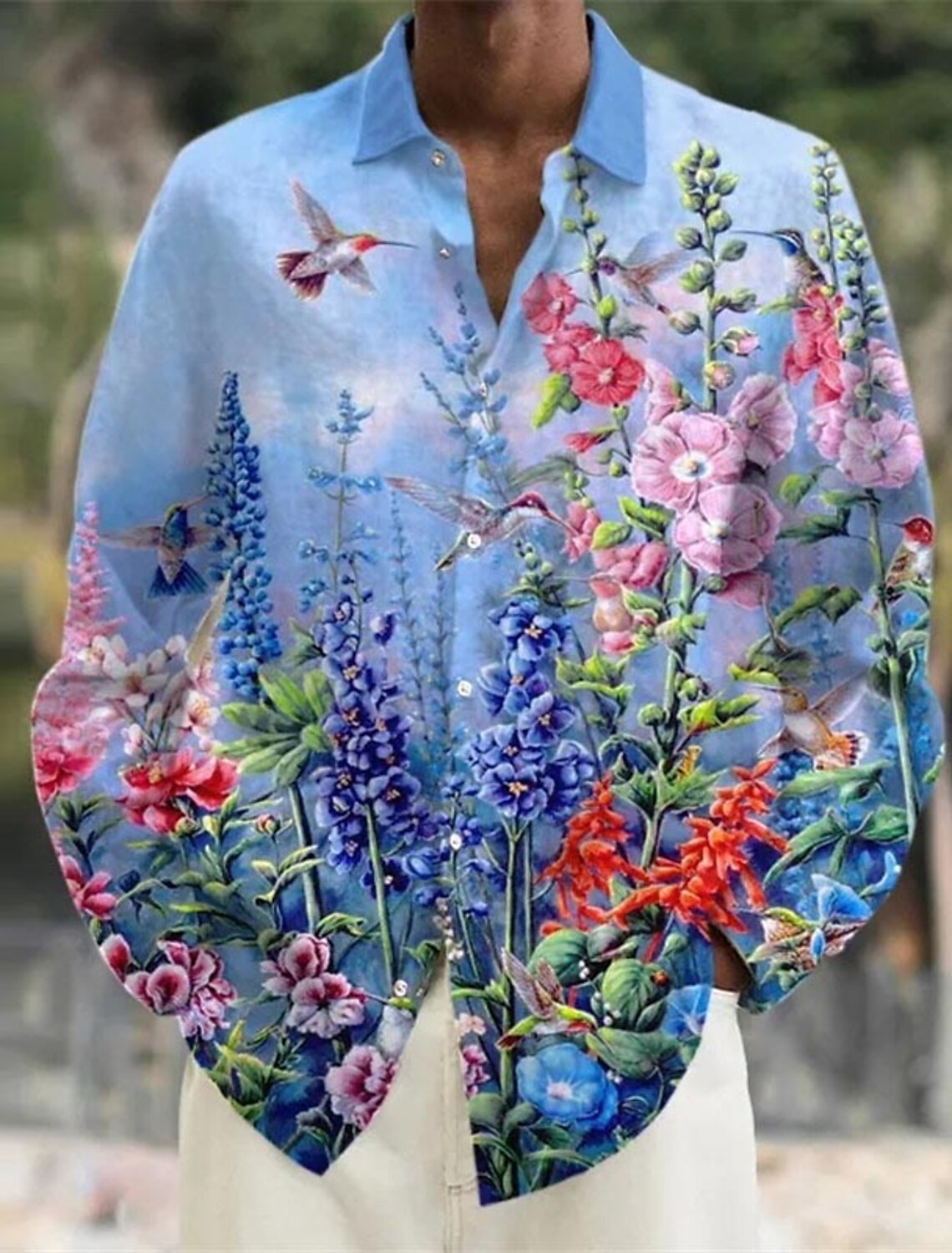 メンズフローラルグラフィックプリントリネンTシャツ,タートル - Vintage Hawaiian Floral Shirt のレビューと価格