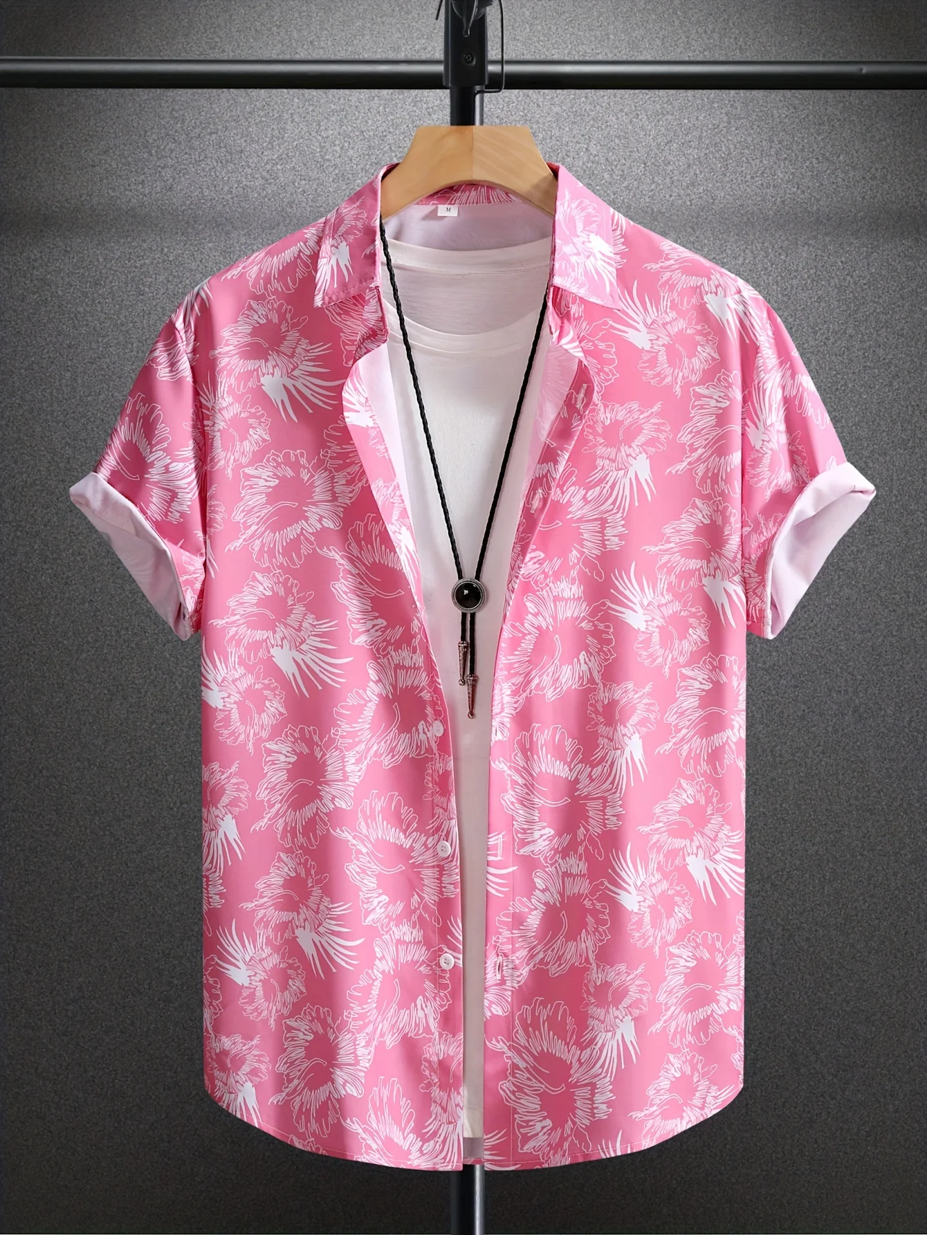 メンズ マルチスタイル ライトブルー アロハ ハワイアンシャ - Vintage Hawaiian Floral Shirt のレビューと価格