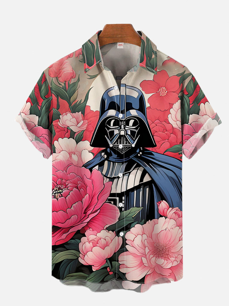 トロピカルフローラルとシフォームサムライプリントハワイアンT - Vintage Hawaiian Floral Shirt のレビューと価格