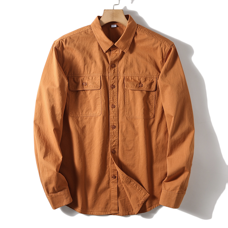 単色長袖シャツ,ビジネスファッション,カジュアル,すべての綿 - Oxford Cotton Casual Shirt Business のレビューと価格