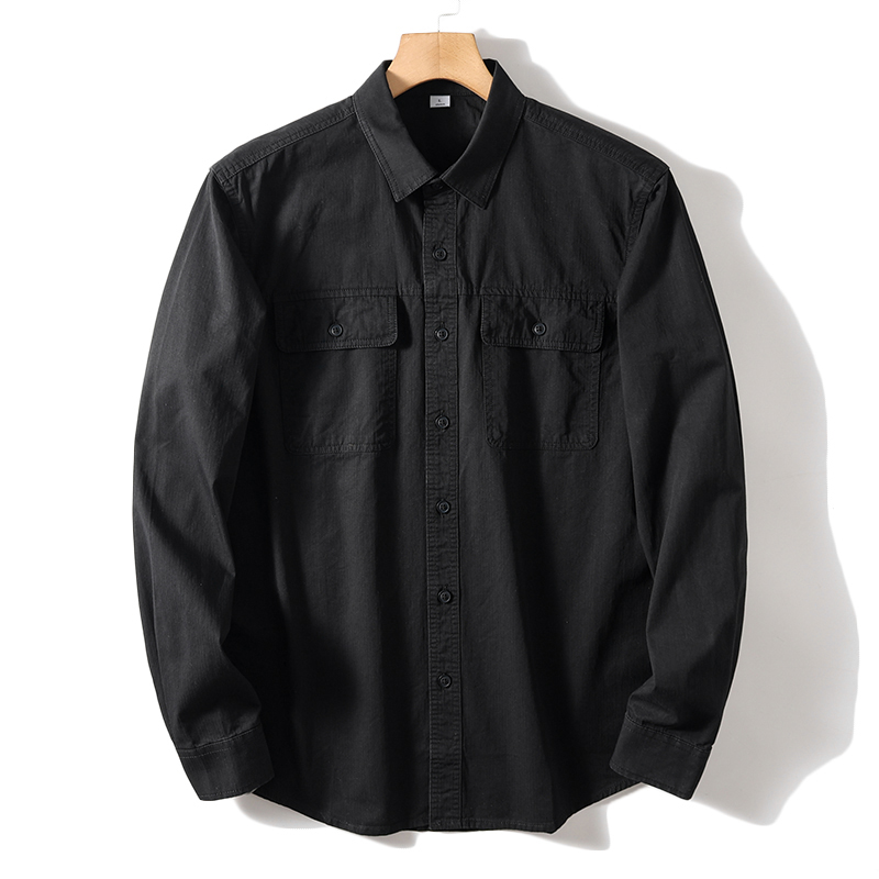 単色長袖シャツ,ビジネスファッション,カジュアル,すべての綿 - Oxford Cotton Casual Shirt Business のレビューと価格