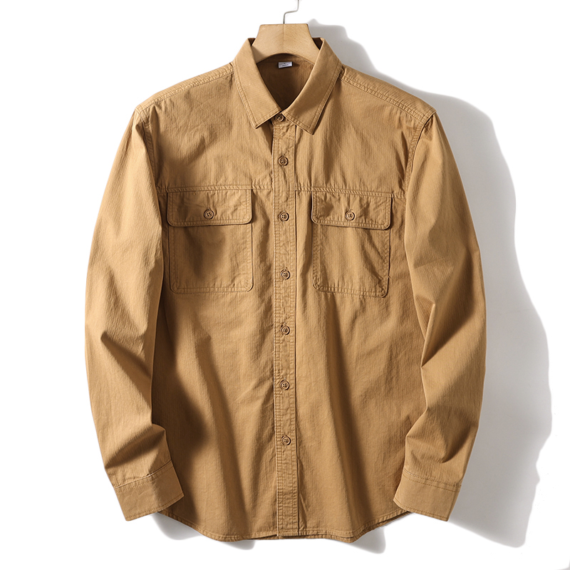 単色長袖シャツ,ビジネスファッション,カジュアル,すべての綿 - Oxford Cotton Casual Shirt Business のレビューと価格