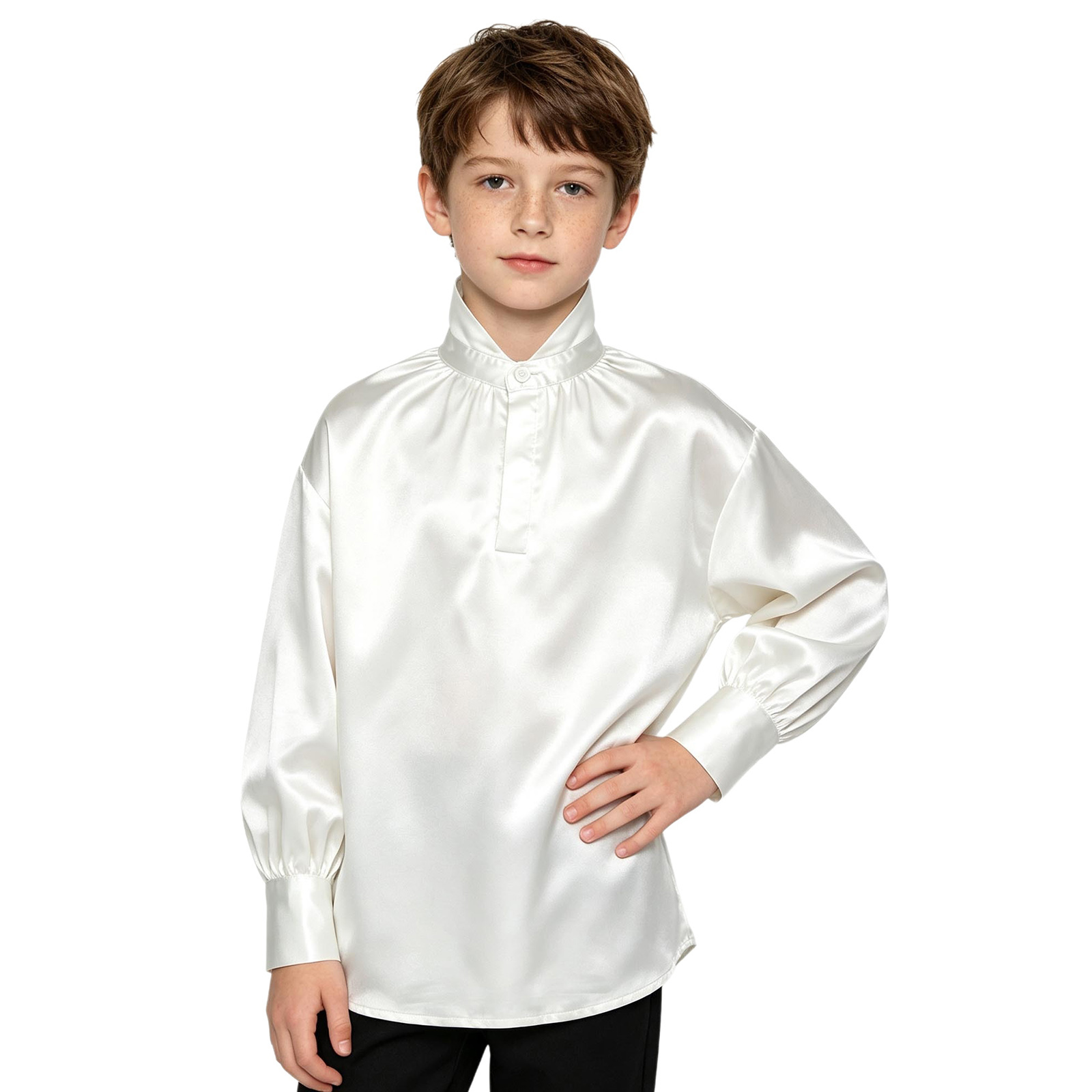 男の子用、ヴィンテージ・ルネサンス風シャツ、長袖、フォーマル - Shirts のレビューと価格